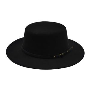 Willheoy Flat Top Hats for Women & Pork Pie Hats for Men