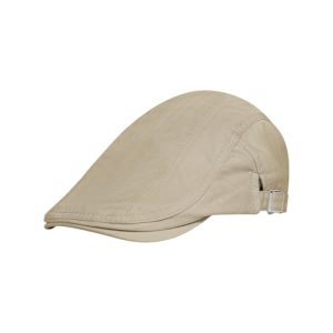 POUDAY Men's Newsboy Caps 100% Cotton for Men Driving Golf Hunting Adjustable Ivy Cap