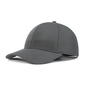 BOTVELA Structured Baseball Cap for Men & Women Adjustable Performance Laser Cut Hat Adjustable Fit Multi-Use Summer Hat