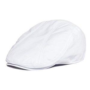 Botvela Men's Cotton Twill Newsboy Flat Ivy Driving Hat for Fall Fashion | Botvela Men's Premium Cotton Twill Fitted