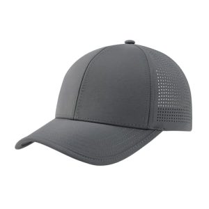 Men's Structured Baseball Cap for Outdoor Activities with Side Laser Cut Vented Performance Hat | Structured Baseball C