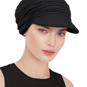 Awefeel Chemo Headwear Viscose Newsboy Cap: Lightweight & Stylish Summer Hat for Women