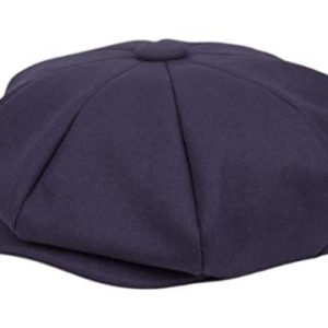 LUMINOUS FASHION Super Big 100% Wool 8 Panel Men's Oversized Newsboy Hats