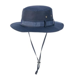 Men's Outdoor Summer Boonie Cap for Fishing and Safari Sun Protection Bucket Hat | Summer Fishing and Safari Bucket