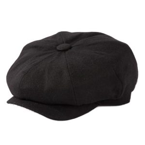 TOP-EX Merino Wool Tweed Newsboy Cap for Men Warm Winter Hat