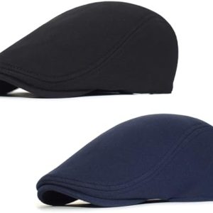 Malaxlx Mens & Womens Newsboy Flat Cap Beret Hat: Stylish & Versatile Ivy Irish Gatsby Driving Cabbie Hat for Any Occasi