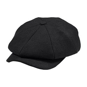 POUDAY Men's Irish Newsies Flat Winter Hat | POUDAY Newsboy Cap for Men - Irish Cabbie Hat | POUDAY Men's Irish New