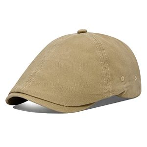 VOBOOM Cotton Washable Flat Cap Cabbie Hat for Men and Women on Summer Outings and Everyday Wear | VOBOOM Irish Hunt