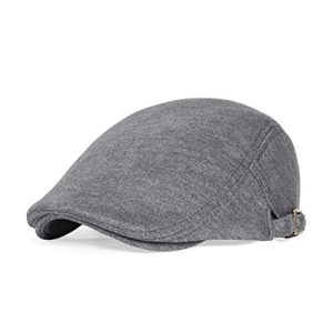 VOBOOM Men's Newsboy Cap for Casual Wear in Comfortable Cotton | VOBOOM Ivy Gatsby Driving Hat in Soft Cotton for St