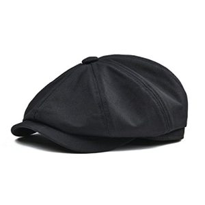 Men's Botvela 100% Cotton Newsboy Flat Cap for Golf and Ivy Styles | Botvela Men's Gatsby Flat Cap - Perfect for Gol