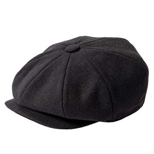 JangoUL Men Wool Blend 8 Panel Newsboy Cap - Stylish and Warm for Cold Weather Activities | JangoUL Men Wool Blend 8