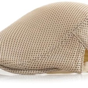 Xinveen Men's Breathable Summer Mesh Newsboy Hat Adjustable Beret for Driving and Hunting | Xinveen Men's Mesh Cap B