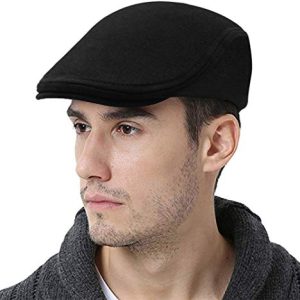 WETOO Men's Flat Cap - Gatsby Newsboy Hat for Driving and Hunting | WETOO Men's Flat Cap - Lvy Irish Hat for Men's D