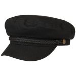Brixton Fiddler Cap in Black, L