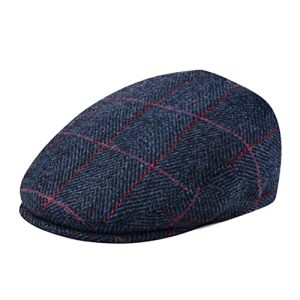 FEINION Men's Wool Newsboy Ivy Cap Gatsby Hat