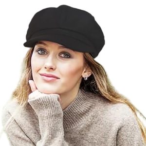 Kilsel Women's 8 Panel Beret & Baker Boy Hat