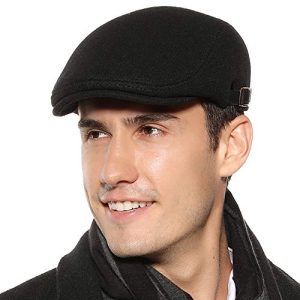 Sumolux Mens Winter Beret Hat Flat Cap