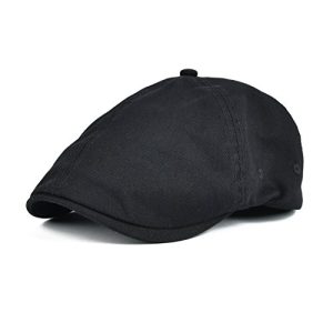 VOBOOM Cotton Washing Flat Cap Cabbie Hat