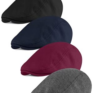 KUTTOR Men's Soft Stretch Fit Newsboy Cap Outdoor Daily Use