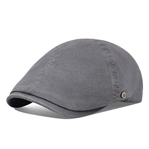 VOBOOM Cotton Flat Cabbie Hat - Gatsby Ivy Irish Hunting Newsboy Cap