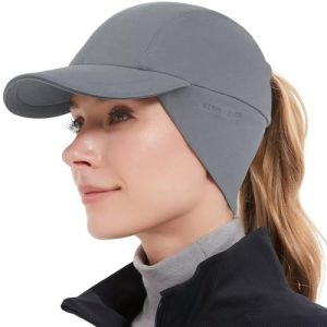 Gadiemkennds Women's Winter Reflective Fleece Hat with Ear Warmer