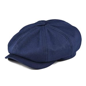 Men's Botvela Newsboy Flat Cap 100% Cotton Gatsby Hat for Golf and Casual Wear | Botvela Men's Newsboy Flat Cap 100%