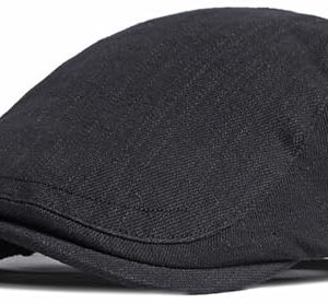 Xinveen Men's Breathable Newsboy Hat Flat Cap | Xinveen Men's Adjustable Irish Cabbie Hat | Xinveen Men's Breathabl