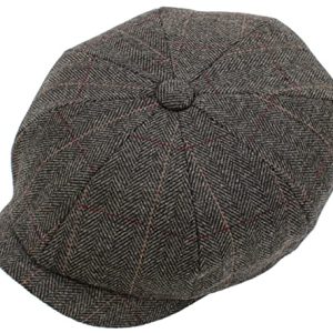 KBETHOS Mens Fashion Classic Flat Cap Hat Collection Wool Gatsby