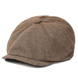 Qiabao Men's Classic Newsboy Flat Cap Gatsby Hat for Summer Beach Days | Qiabao Men's Classic Newsboy Flat Cap Gatsb