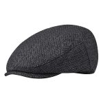 GSHLLO Mens Classic Newsboy Ivy Hat Faux Wool Flat Cap Gatsby Golf Hat | GSHLLO Mens Herringbone Tweed Hat Faux Wool Fl