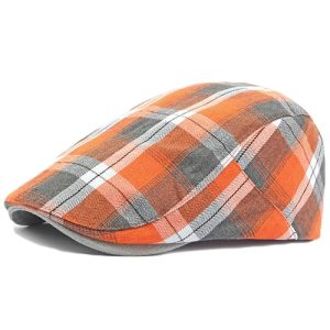 Qianuer Adjustable Ivy Flat Cap for Men and Women Driving Beret Hat Styles Gatsby Cabbie