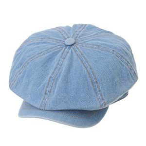 WITHMOONS Denim Cotton Newsboy Hat KR3613