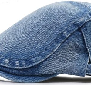 Taidor Mens Denim Cotton Newsboy Cap for Driving and Hunting | Taidor Mens Denim Cotton Newsboy Cap - Stylish Ivy Ga