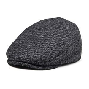 Jangoul Kids Wool Tweed Herringbone Flat Cap for Boys