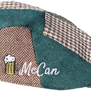 Tee Miracle Personalized Men's Newsboy Hats - Add Name/Initials - Classic Irish Flat Caps | Men's Personalized Newsb