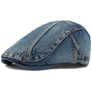 Qunson Men's Adjustable Flat Newsboy Cap Lightweight Ivy Gatsby Hat